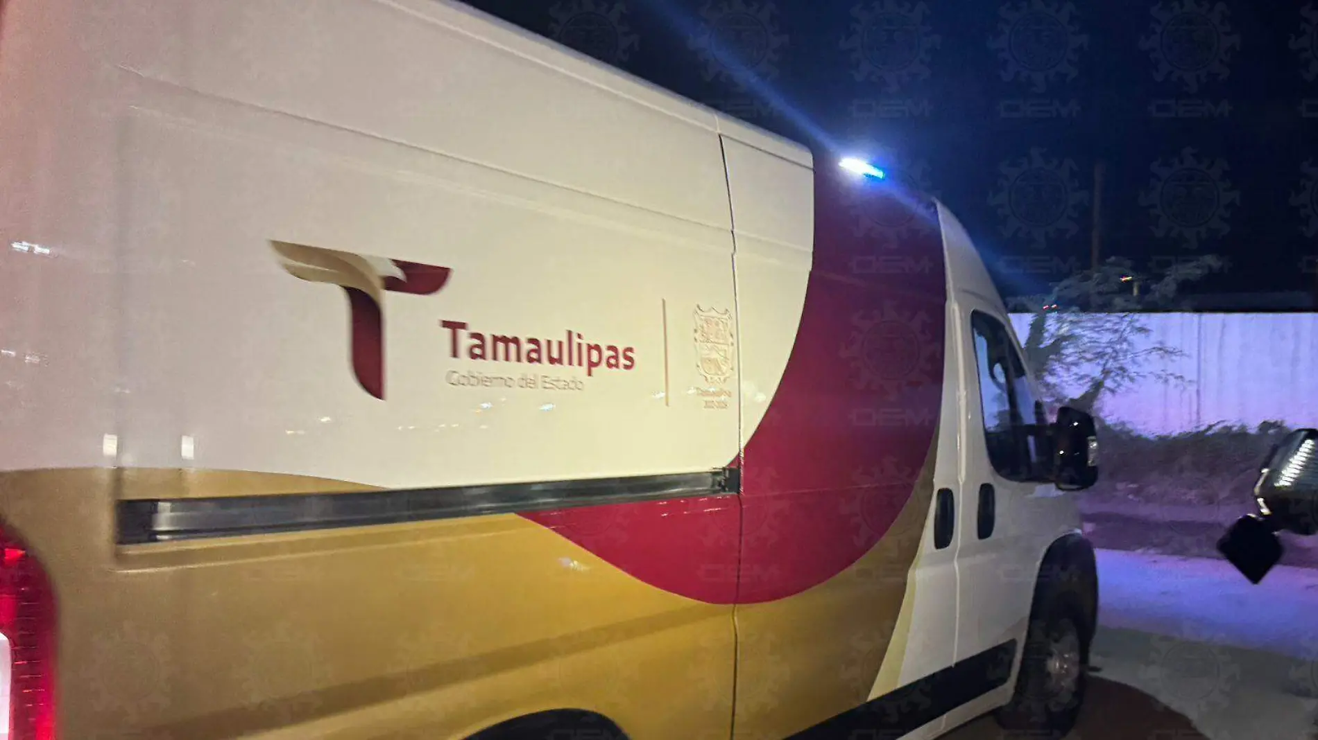 Fue trasladado en una camioneta de la SSPT al Cedes de Altamira, Tamaulipas